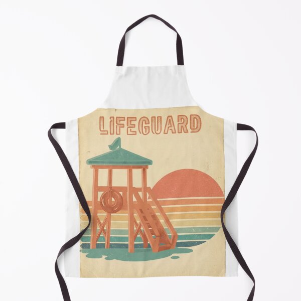 Item preview, Lifeguard tower against the backdrop of a sunset designed and sold by HappyDoodle11.
