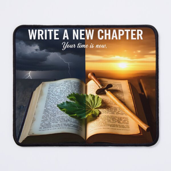Item preview, Write a New Chapter: Personal Transformation and Climate Action Campaign designed and sold by Creative-RE.