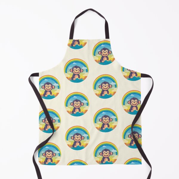 Item preview, Funny Monkey Colorful Rainbow Cute Boys Girls Kids designed and sold by rafaeltto.