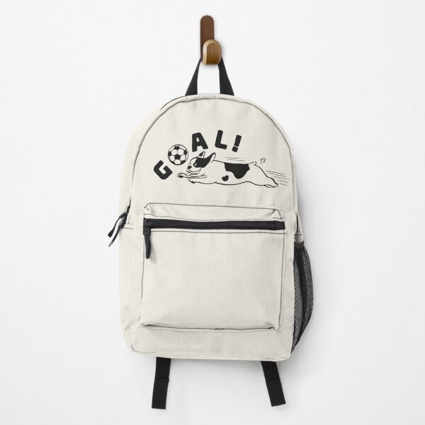 Item preview, GOAL! Cute French Bulldog Soccer Dog | funny frenchie football drawing designed and sold by CricketDoodles.