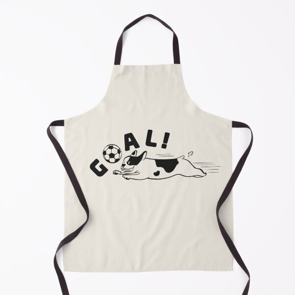 Item preview, GOAL! Cute French Bulldog Soccer Dog | funny frenchie football drawing designed and sold by CricketDoodles.