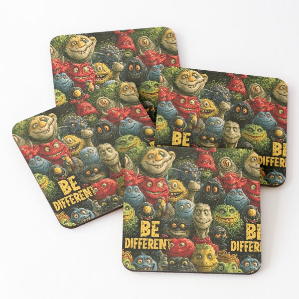 Item preview, Smiling Green Monster Be Different Art designed and sold by Piotrek0001.