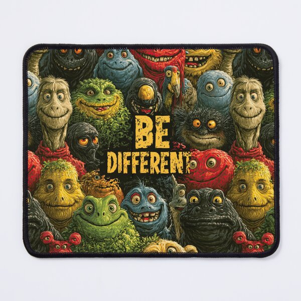 Item preview, Smiling Green Monster Be Different Art designed and sold by Piotrek0001.