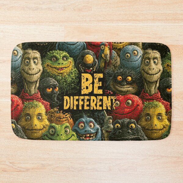 Item preview, Smiling Green Monster Be Different Art designed and sold by Piotrek0001.