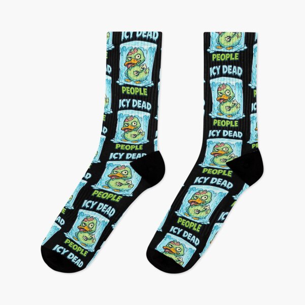 Item preview, Icy Dead People Funny Zombie Duck Halloween Design designed and sold by TeeTimeTreasure.