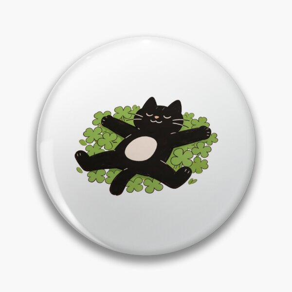 Item preview, Lucky Black Cat Nap designed and sold by LightCatchDecor.