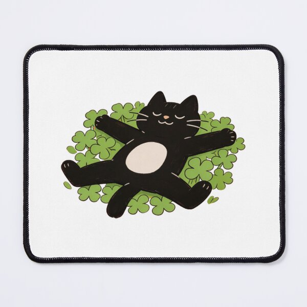 Item preview, Lucky Black Cat Nap designed and sold by LightCatchDecor.