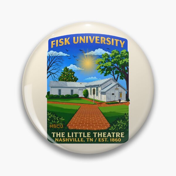 Item preview, The Little Theatre Fisk University Vintage Gouache Poster designed and sold by EvergreenPark - Tee Studio.