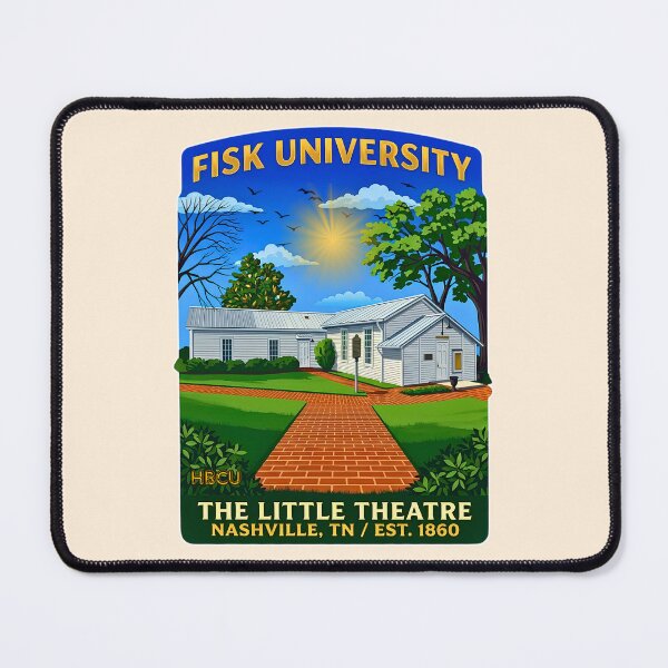 Item preview, The Little Theatre Fisk University Vintage Gouache Poster designed and sold by EvergreenPark - Tee Studio.