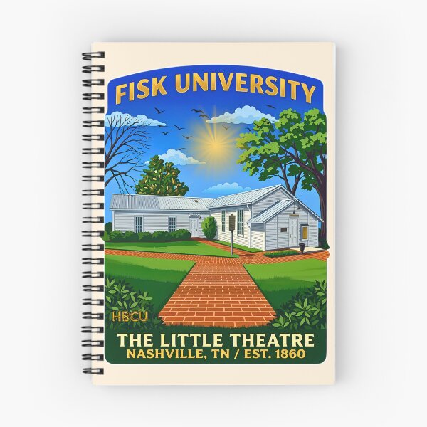 Item preview, The Little Theatre Fisk University Vintage Gouache Poster designed and sold by EvergreenPark - Tee Studio.