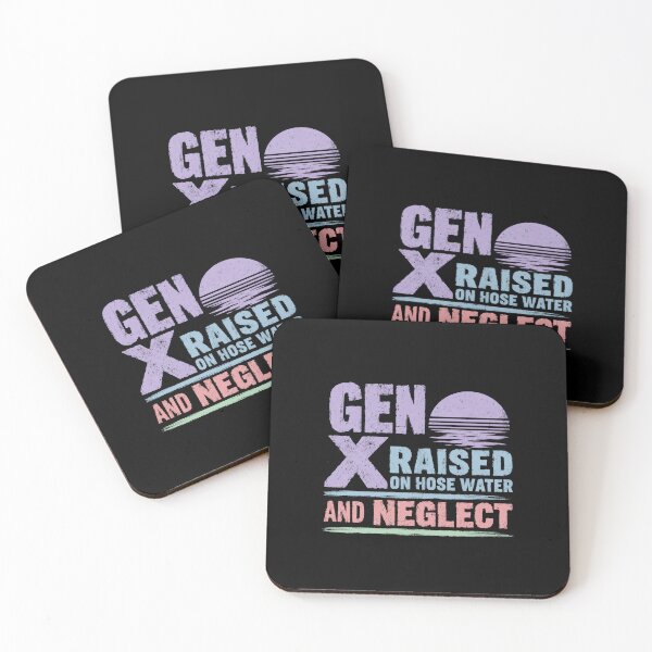 Item preview, Gen X Raised On Hose Water And Neglect Generation X 80s 90s Childhood Memories designed and sold by RetroMini2026.