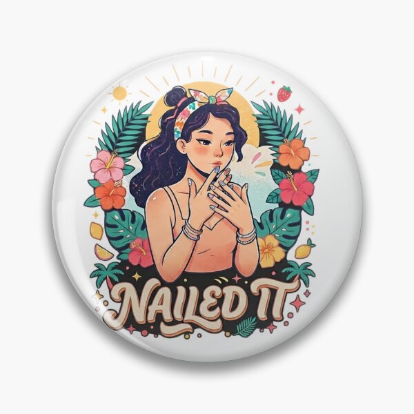 Item preview, Nailed It Tropical Aesthetic Nail Technician Design designed and sold by Intelli-Punder.