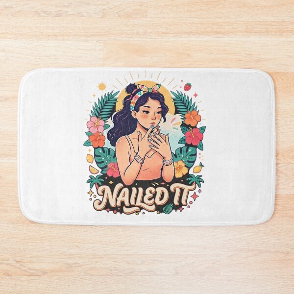 Item preview, Nailed It Tropical Aesthetic Nail Technician Design designed and sold by Intelli-Punder.