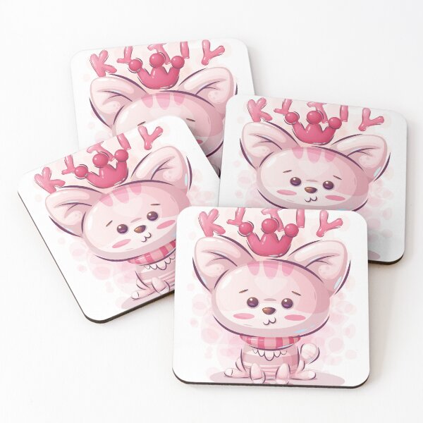 Item preview, Cute Kawaii Princess Kitty Crown - Sweet Chibi Pink Cat Graphic designed and sold by abdallatigle.