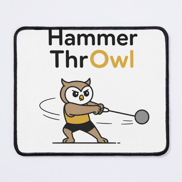 Item preview, Hammer ThrOwl Funny Owl Thrower designed and sold by NicramR.