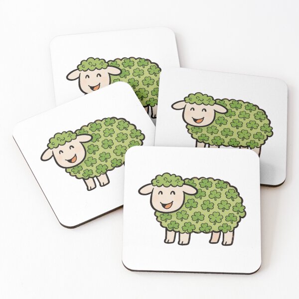 Item preview, Lucky Clover Sheep designed and sold by LightCatchDecor.
