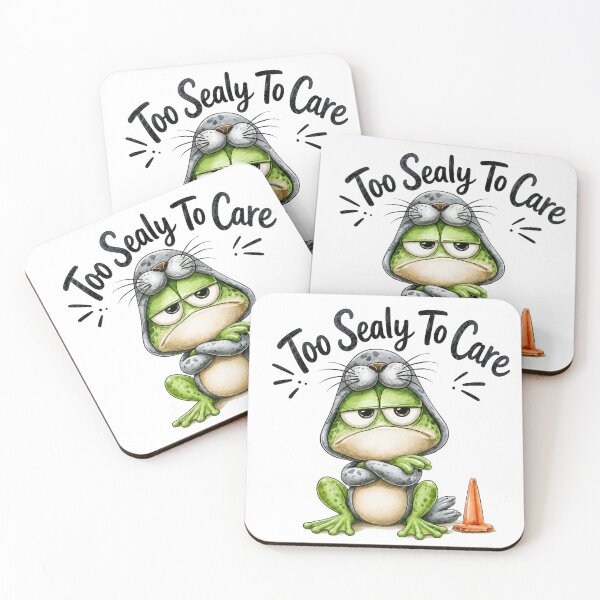 Item preview, Funny Grumpy Frog in Seal Costume designed and sold by VikArt7.
