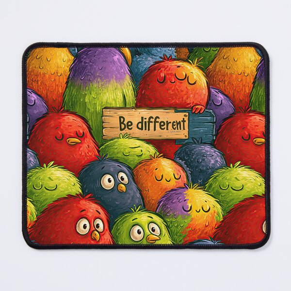 Item preview, Fluffy Colorful Poms Be Different Art designed and sold by Piotrek0001.