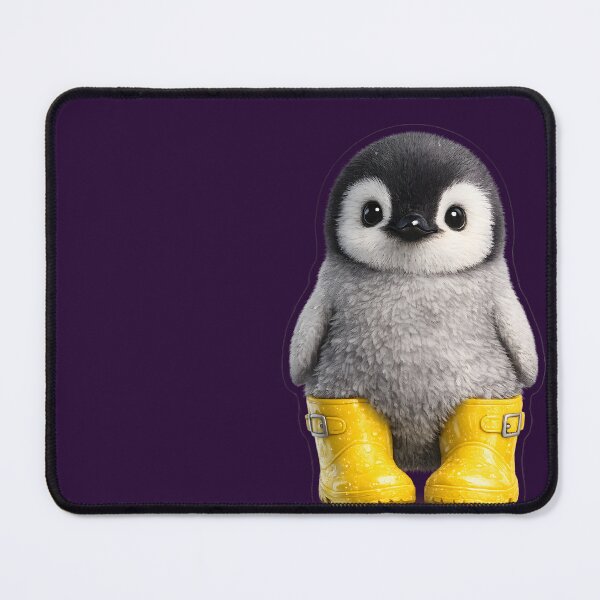 Item preview, Cute Penguin in Yellow Rain Boots Sticker designed and sold by KawaiiOrbit.