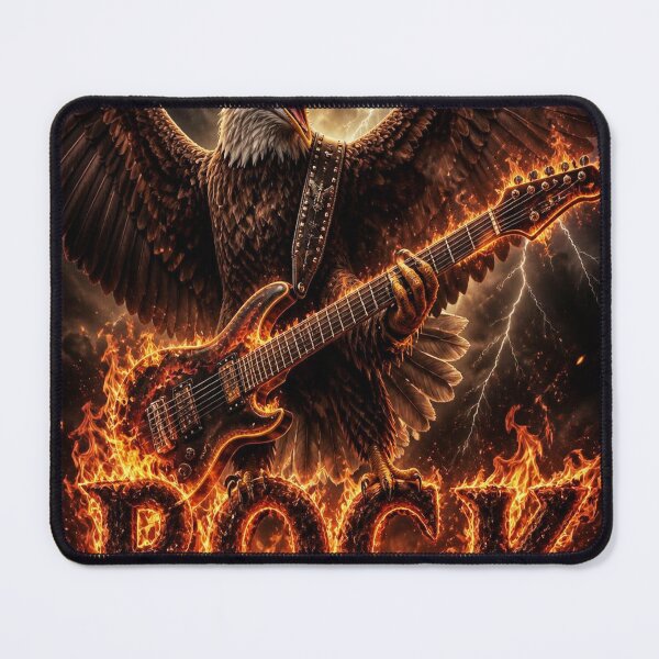 Item preview, Bald Eagle Rock Guitar Epic Fantasy designed and sold by SunnyDesign82.