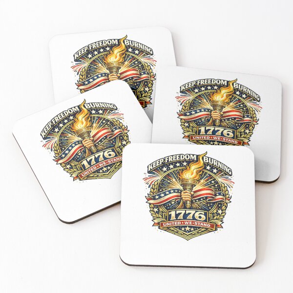 Item preview, Keep Freedom Burning 1776 Patriotic 4th Of July Vector  designed and sold by wizooo411.