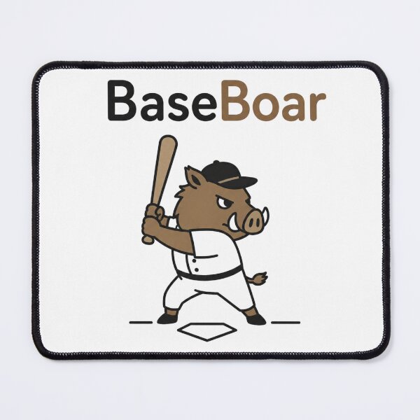 Item preview, BaseBoar Funny Baseball Boar designed and sold by NicramR.