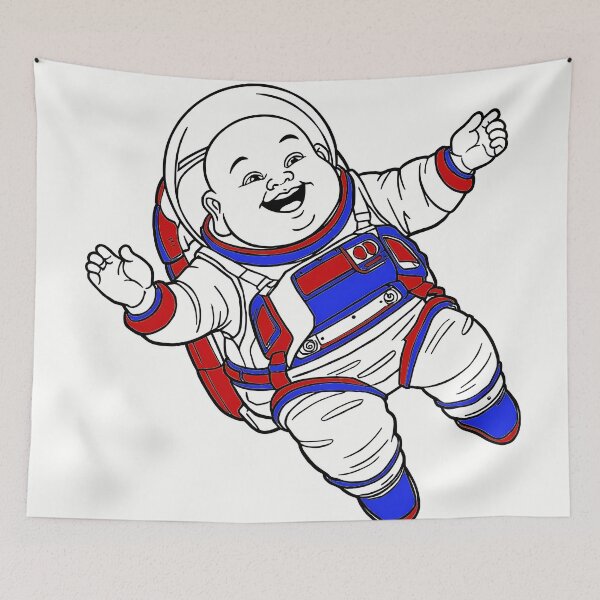 Item preview, Laughing Buddha in Space designed and sold by HeartyCurioCo.