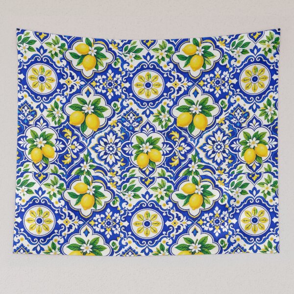 Item preview, Mediterranean Lemon Tile Pattern designed and sold by tamoora.