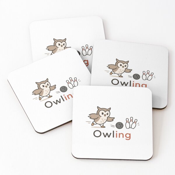 Item preview, OwlIng Funny Bowling Owl designed and sold by NicramR.