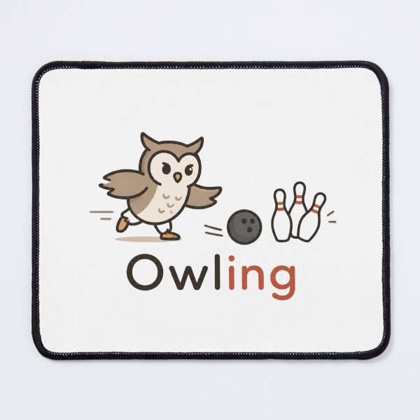 Item preview, OwlIng Funny Bowling Owl designed and sold by NicramR.
