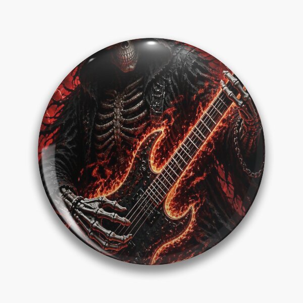 Item preview, Grim Reaper Rock Guitar Dark Fantasy designed and sold by SunnyDesign82.