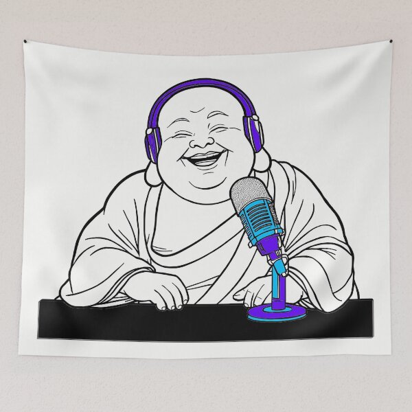 Artikelvorschau, Laughing Buddha Podcaster entworfen und verkauft von HeartyCurioCo.