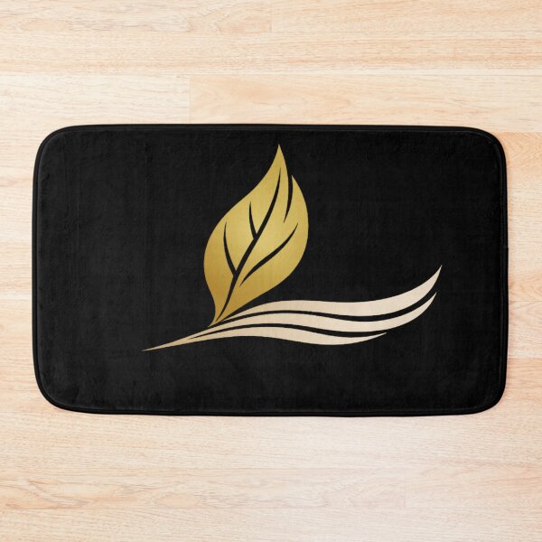 Item preview, Minimalist Luxury Golden Leaf Abstract Line Art designed and sold by Inkfino.