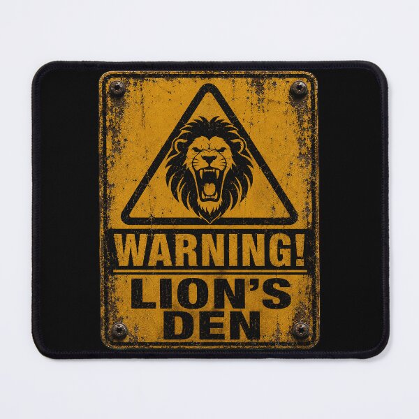 Item preview, SIGNS - Warning Lions Den designed and sold by MetusArt.