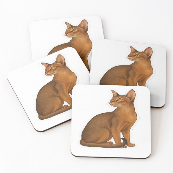 Item preview, Elegant Abyssinian Cat Illustration designed and sold by GraffiCity.