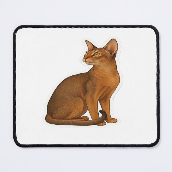 Item preview, Elegant Abyssinian Cat Illustration designed and sold by GraffiCity.