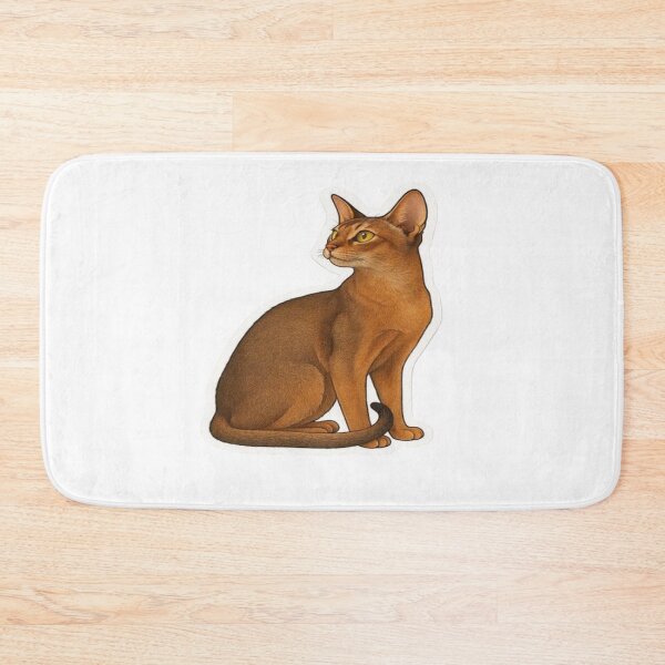Item preview, Elegant Abyssinian Cat Illustration designed and sold by GraffiCity.