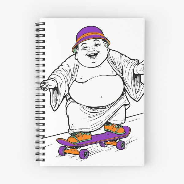 Item preview, Laughing Buddha Skateboarding designed and sold by HeartyCurioCo.