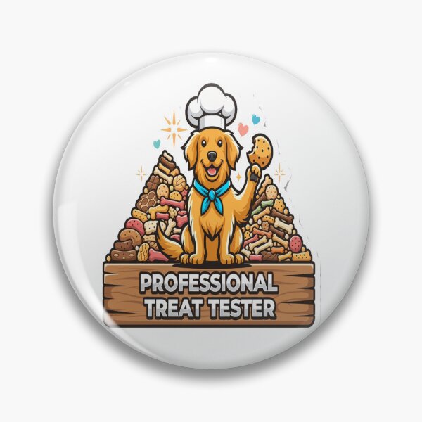 Item preview, Professional Treat Tester Funny Golden Retriever Dog Lover Gift designed and sold by ClaussShop.