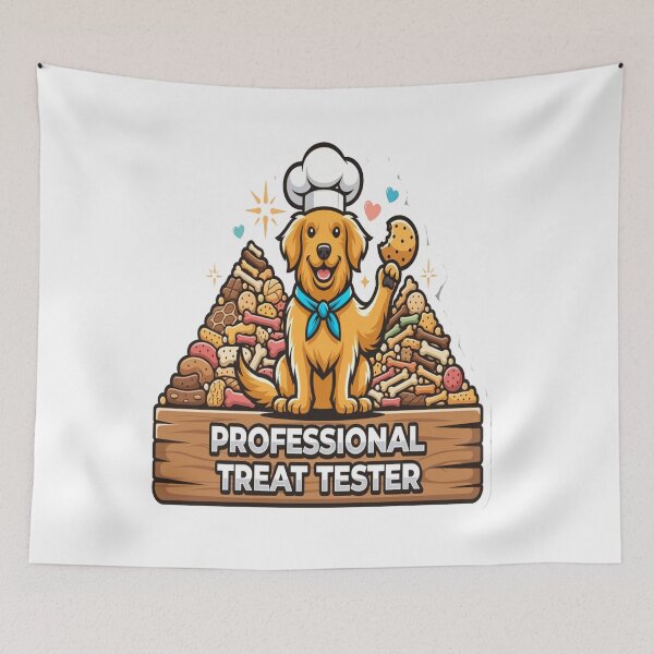Item preview, Professional Treat Tester Funny Golden Retriever Dog Lover Gift designed and sold by ClaussShop.