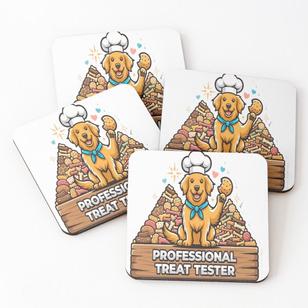 Item preview, Professional Treat Tester Funny Golden Retriever Dog Lover Gift designed and sold by ClaussShop.