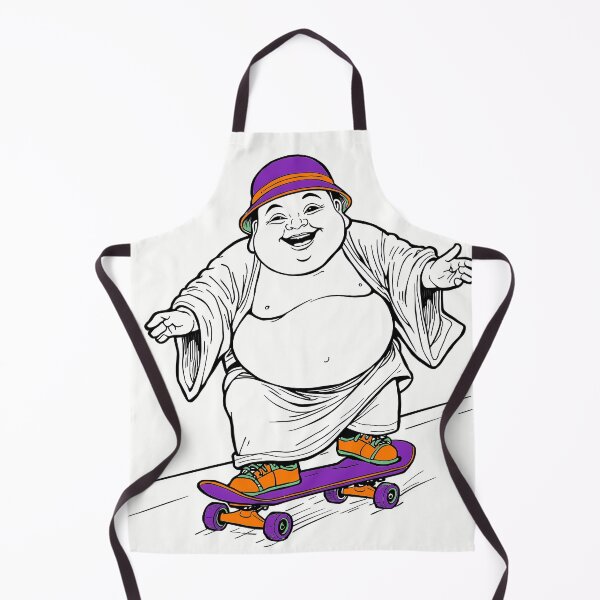 Item preview, Laughing Buddha Skateboarding designed and sold by HeartyCurioCo.