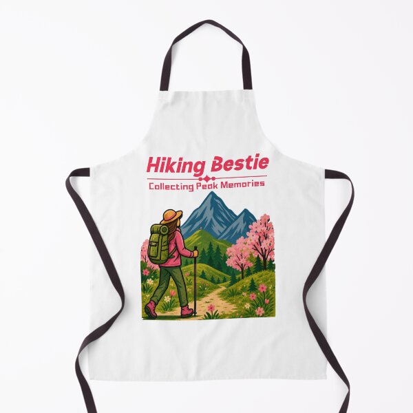 Item preview, Hiking Bestie, Collecting Peak Memories designed and sold by PrintSparkDesigns.