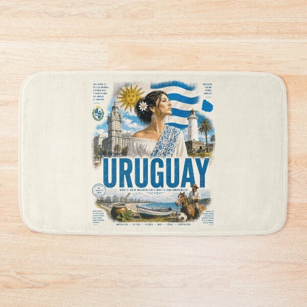 Item preview, Uruguay Vintage Design | Culture, Heritage & Coastal Beauty designed and sold by AtuqStudio.