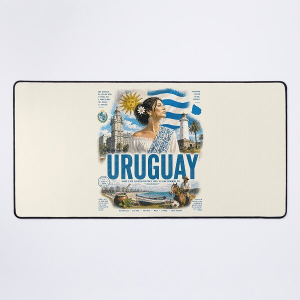 Item preview, Uruguay Vintage Design | Culture, Heritage & Coastal Beauty designed and sold by AtuqStudio.