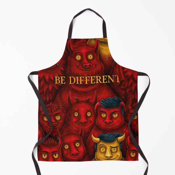 Item preview, Fiery Red Devil Monsters Be Different Art designed and sold by Piotrek0001.