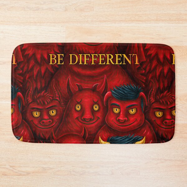 Item preview, Fiery Red Devil Monsters Be Different Art designed and sold by Piotrek0001.