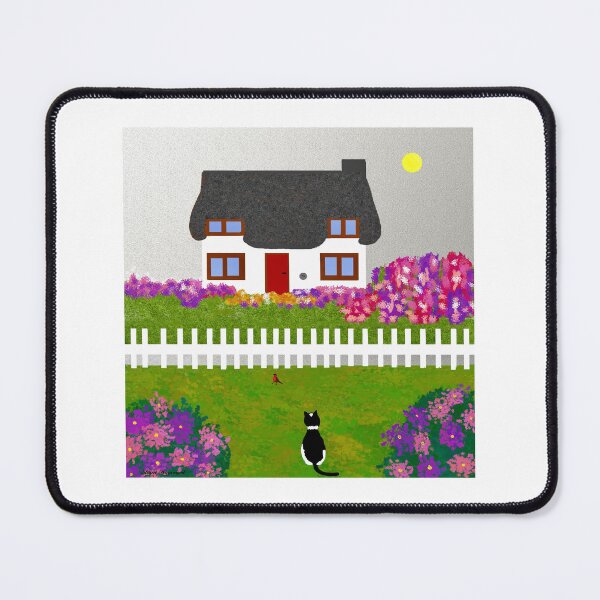 Item preview, Charming Cottage with Flower Garden designed and sold by Elaine M Hayward .