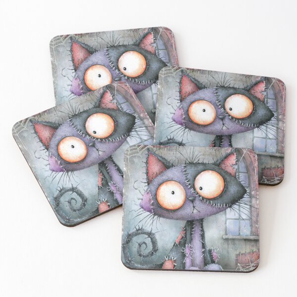 Item preview, Stitched Whiskers & Spooky Smiles designed and sold by Venon28.