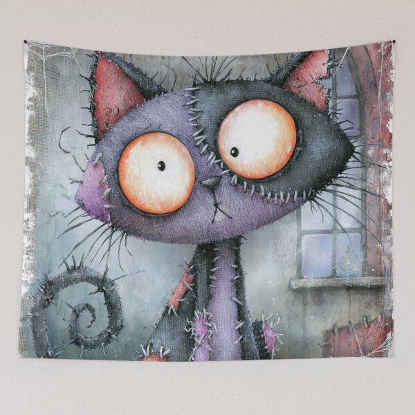Item preview, Stitched Whiskers & Spooky Smiles designed and sold by Venon28.